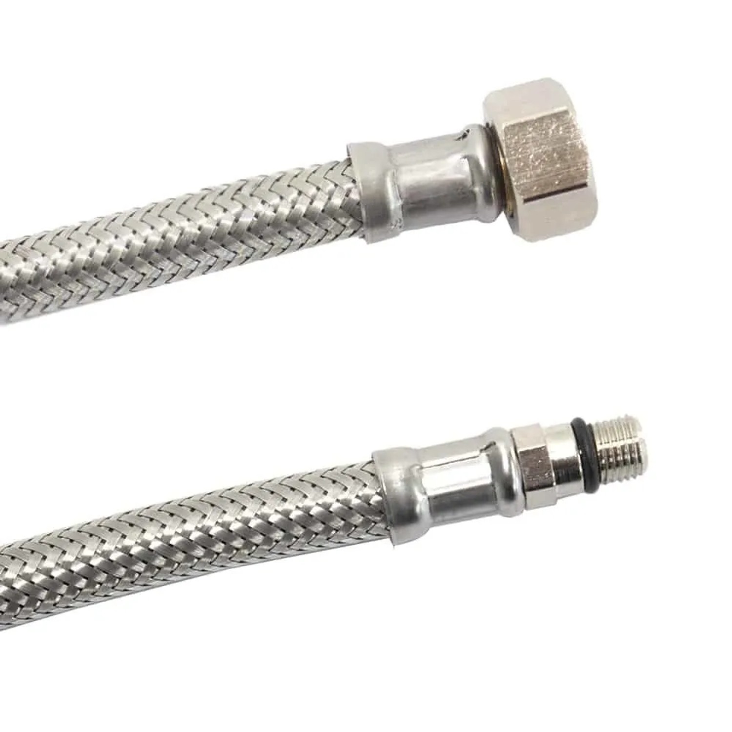 Klasebo Panzerschlauch Edelstahl Flexschlauch DN8 M10 3/8 1000 Mm DVGW