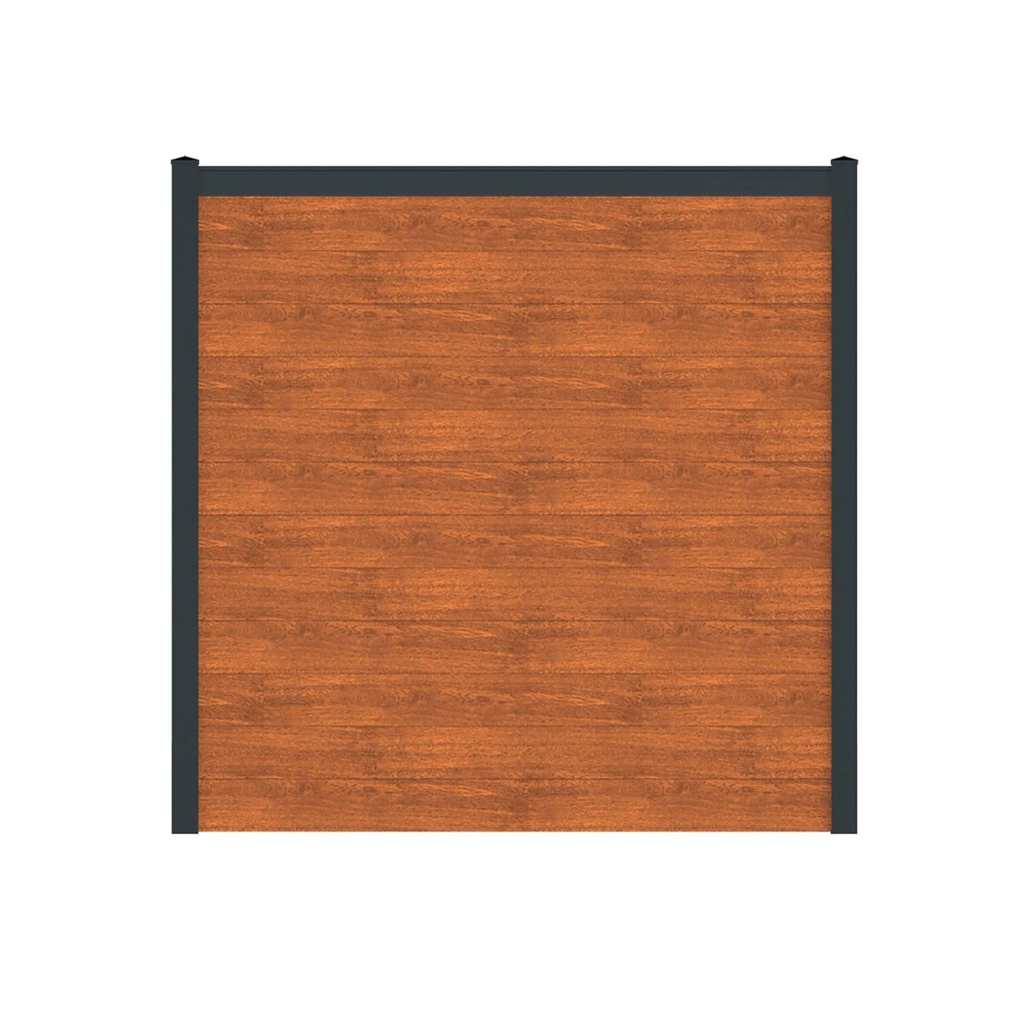 Vidual Sichtschutzzaun Snap 140 zum Aufdübeln 1,8 m x 24,83 m Light Oak