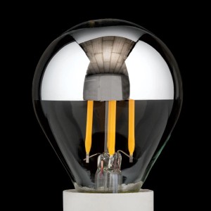 Dimmbare LED-Kopfspiegellampe E14, 4W, warmweißes Licht.