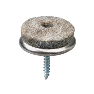 Hettich Parkettgleiter Ø 28 mm zum Anschrauben für empfindliche Böden.