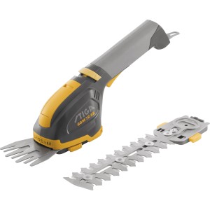 Stiga Akku Gras- und Strauchschere SGM 72 AE mit Aufsätzen für präzise Gartenarbeit.