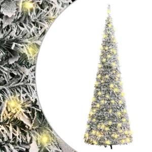 vidaXL Pop-Up-Weihnachtsbaum Künstlich Beschneit 150 LEDs 180 cm 357758