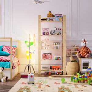 Relaxdays Spielmatte XPE Schaumstoff Bunt Faltbar 200 cm x 180 cm x 1 cm 1 kg