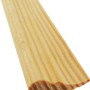 Profilleiste aus Kiefernholz, 20x12 mm, Länge 2400 mm. Holzleiste für Wand und Decke.