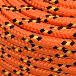 vidaXL Bootsseil Orange 6 mm 100 m Polypropylen 152657
