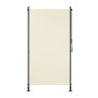 Beige Juskys Senkrechtmarkise Barbados 100x310 cm für Balkon & Terrasse.