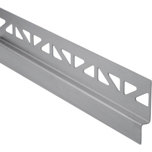 Dural Wandanschluss-Gefällekeil ShowerGK Rechts, Edelstahl Fliesenschiene für bodengleiche Dusche.