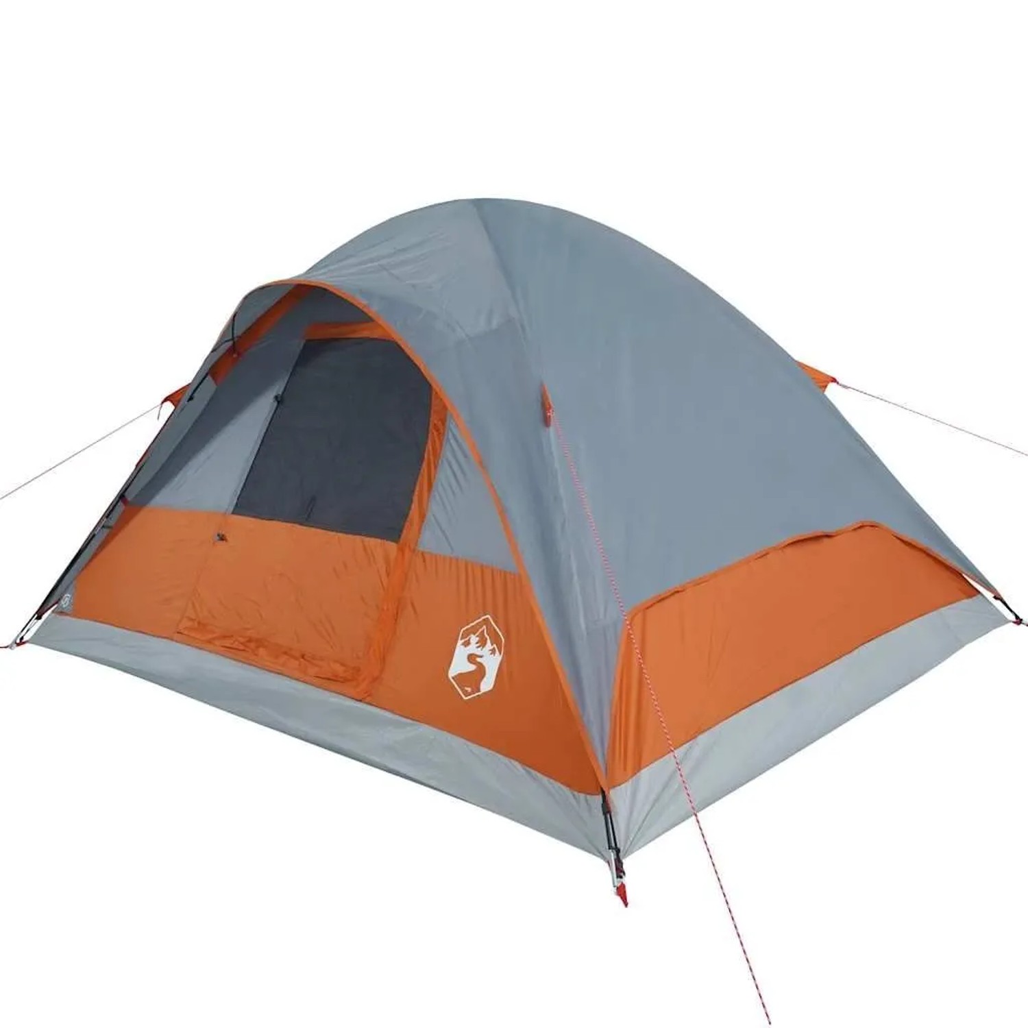 vidaXL Kuppel-Familienzelt 6 Personen Orange Wasserdicht 94553