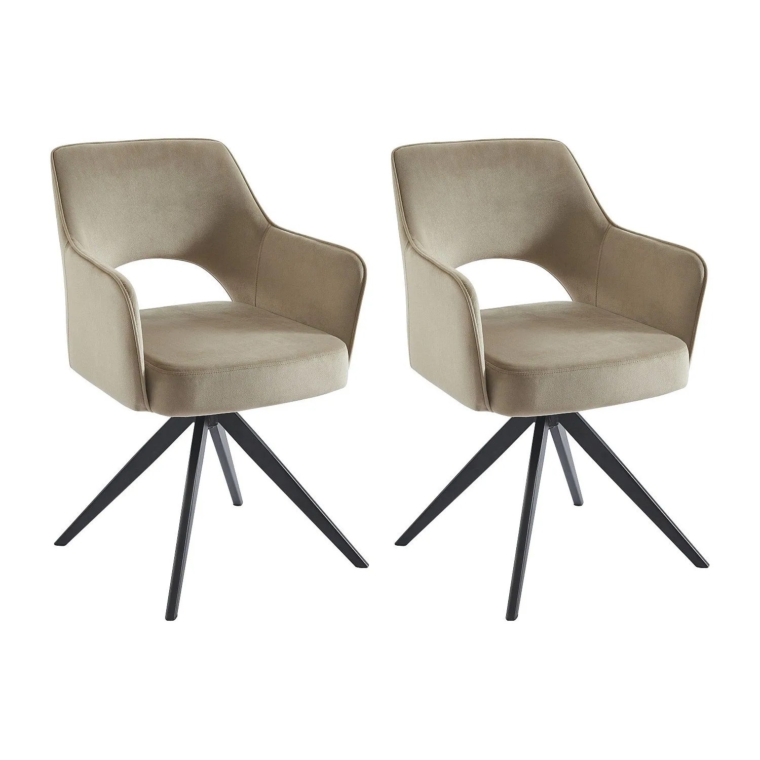Vente-unique Stuhl Konya Beige 58 cm