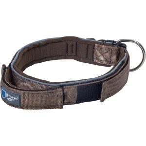 ArmoredTech Hundehalsband Dog Control XL, 51-60 cm, 40 mm, Mocca. Wetterfestes Nylon mit Kurzleine.