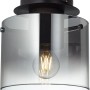 Brilliant Deckenleuchte Beth mit Rauchglas, 20 cm Durchmesser. Deckenlampe für Innenräume.