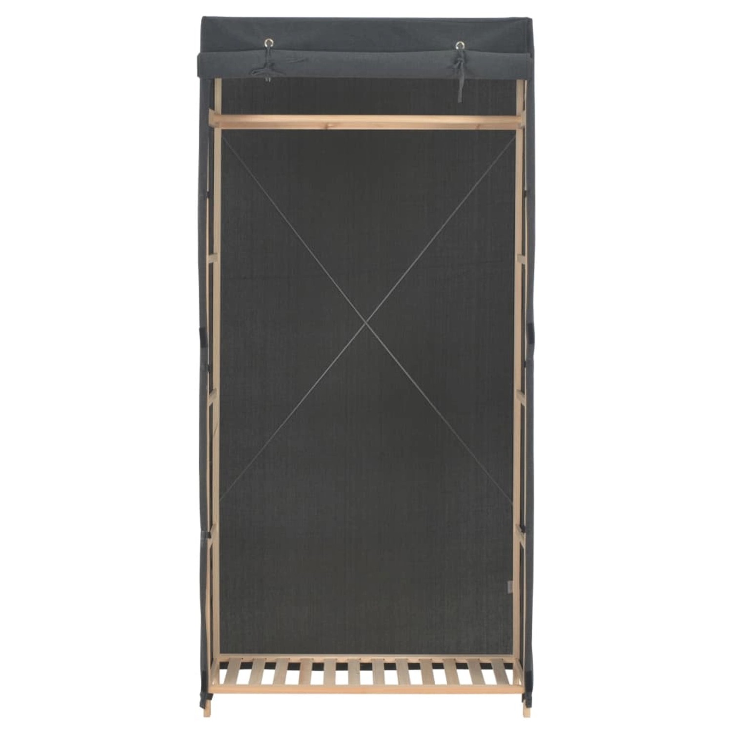 vidaXL Kleiderschrank Grau 79 x 40 x 170 cm Stoff Modell 2 günstig online kaufen