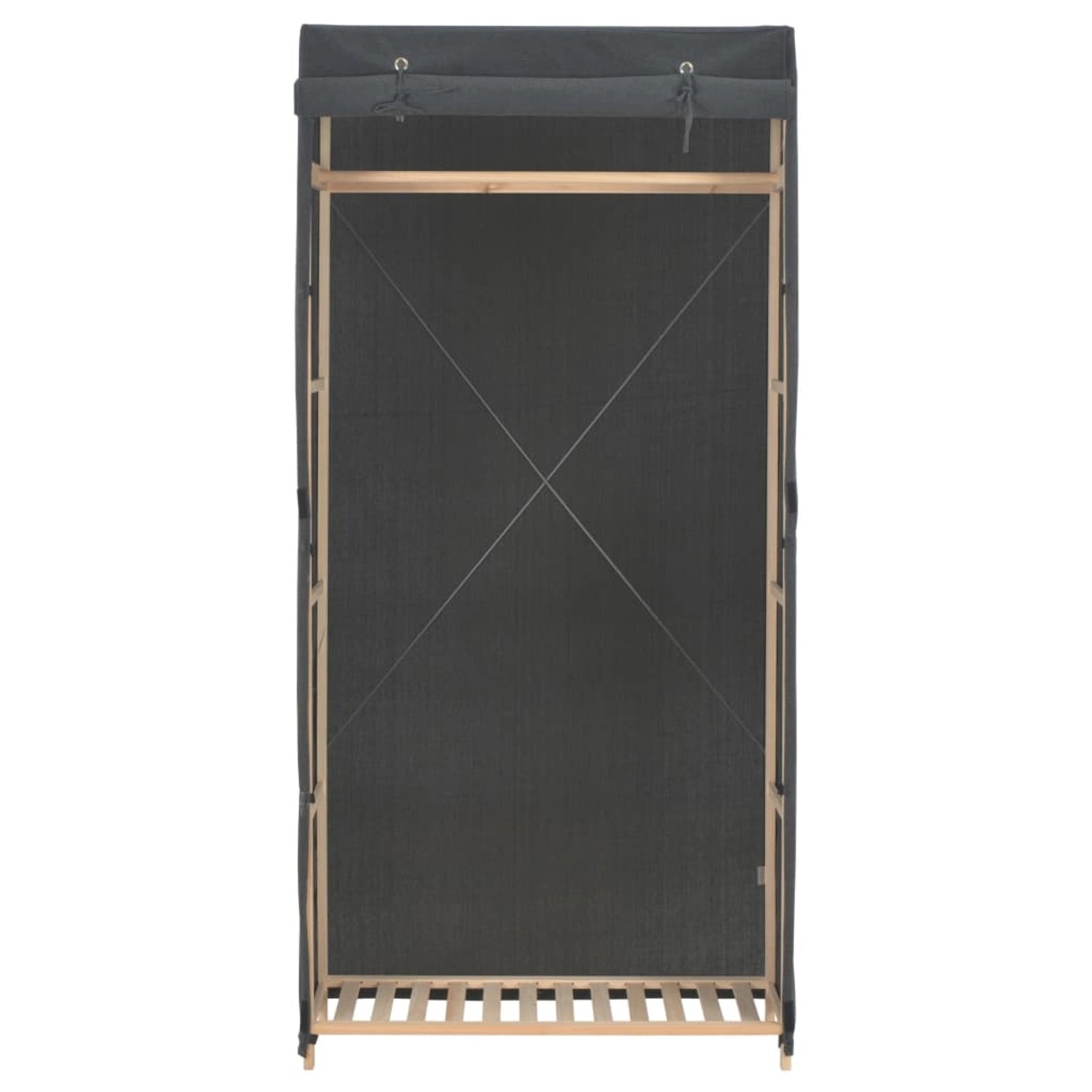 vidaXL Kleiderschrank Kleiderschrank Grau 79 x günstig online kaufen