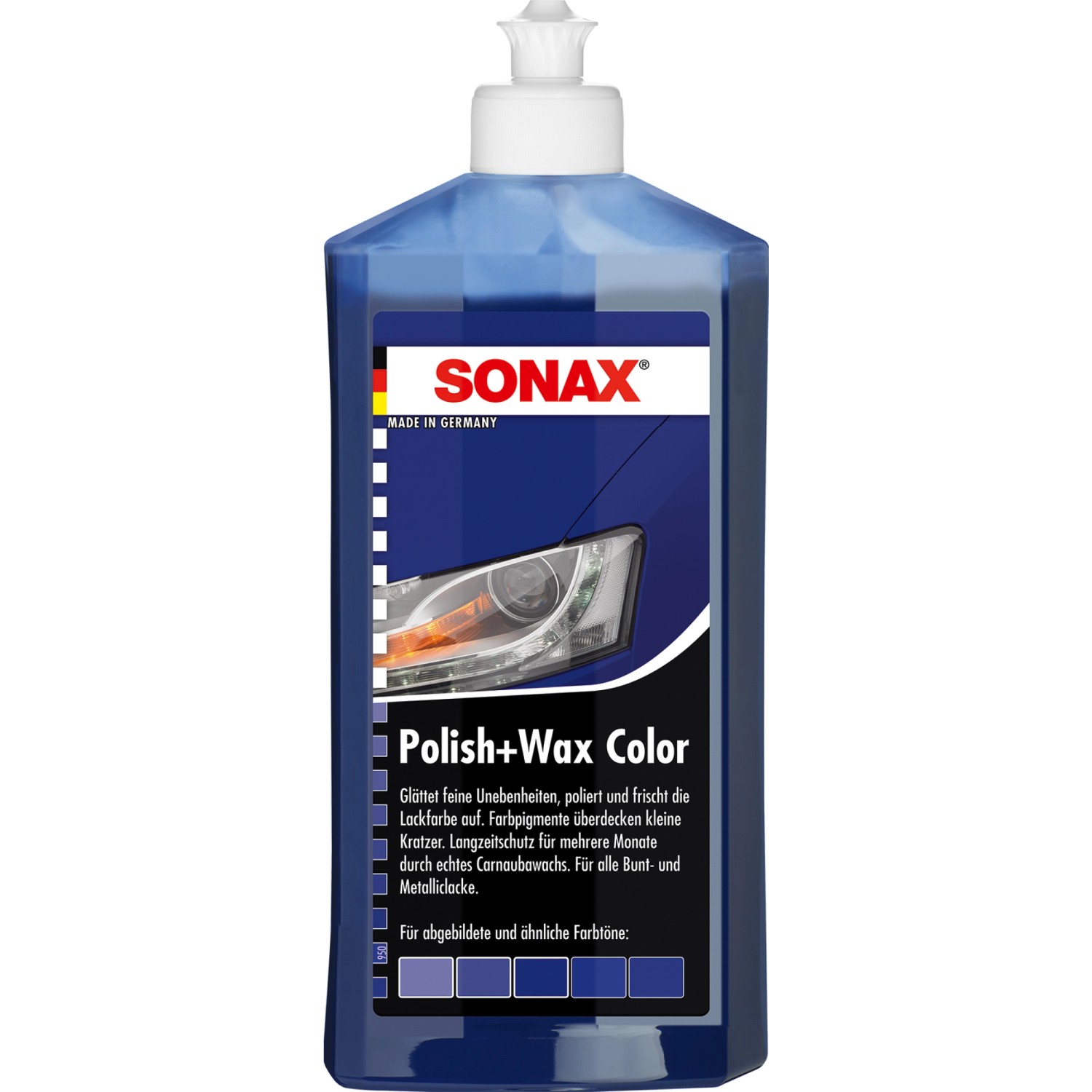 Sonax Polish & Wax Color Blau 500 ml