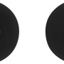 Schwarze LUX Abdeckkappen TX20 (30 Stk.) für Spanplattenschrauben und Universalschrauben.