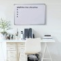 Costway Whiteboard Magnettafel Memoboard mit Alurahmen 60 x 40 cm_4