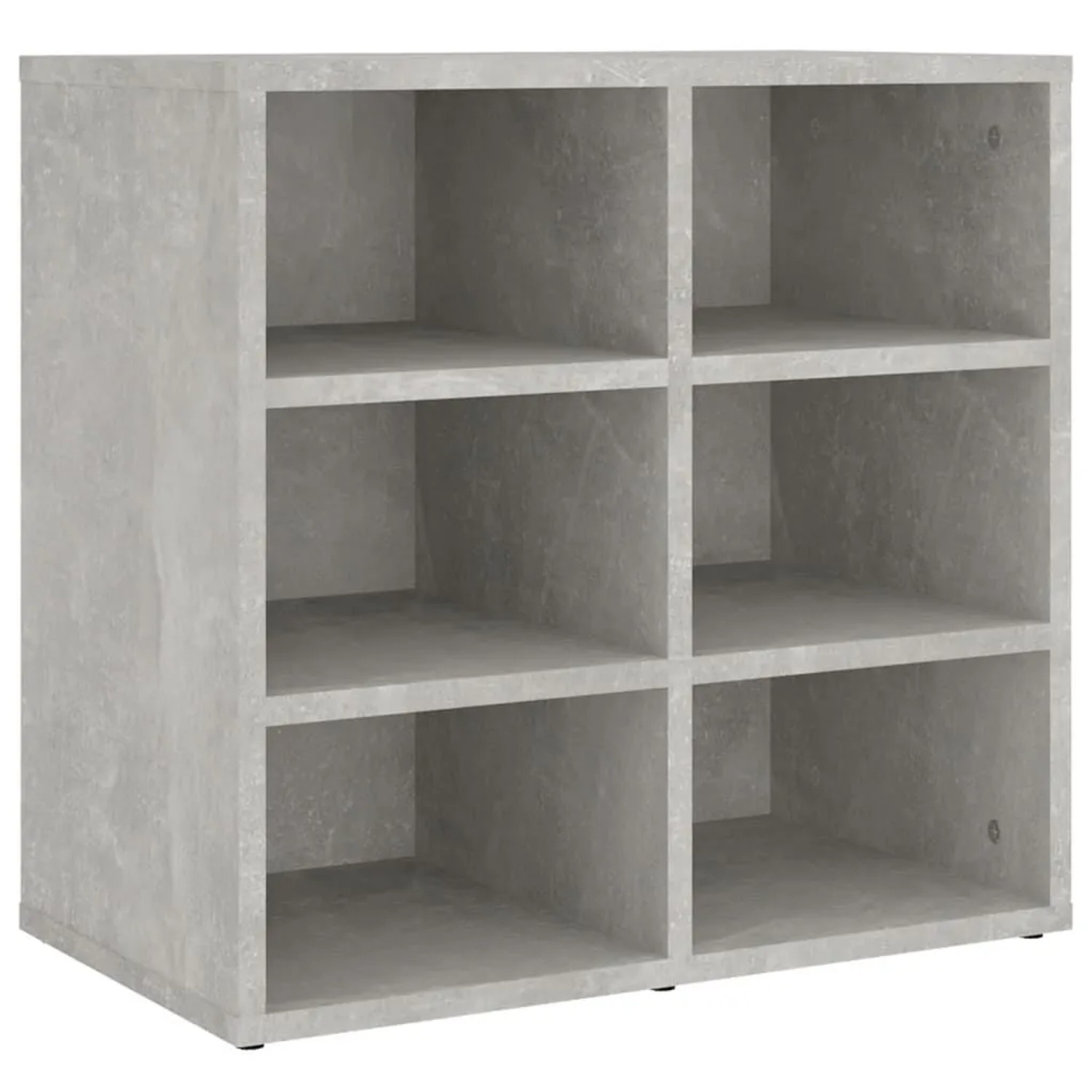 vidaXL Schuhregal Betongrau 52,5x30x50 cm 808692
