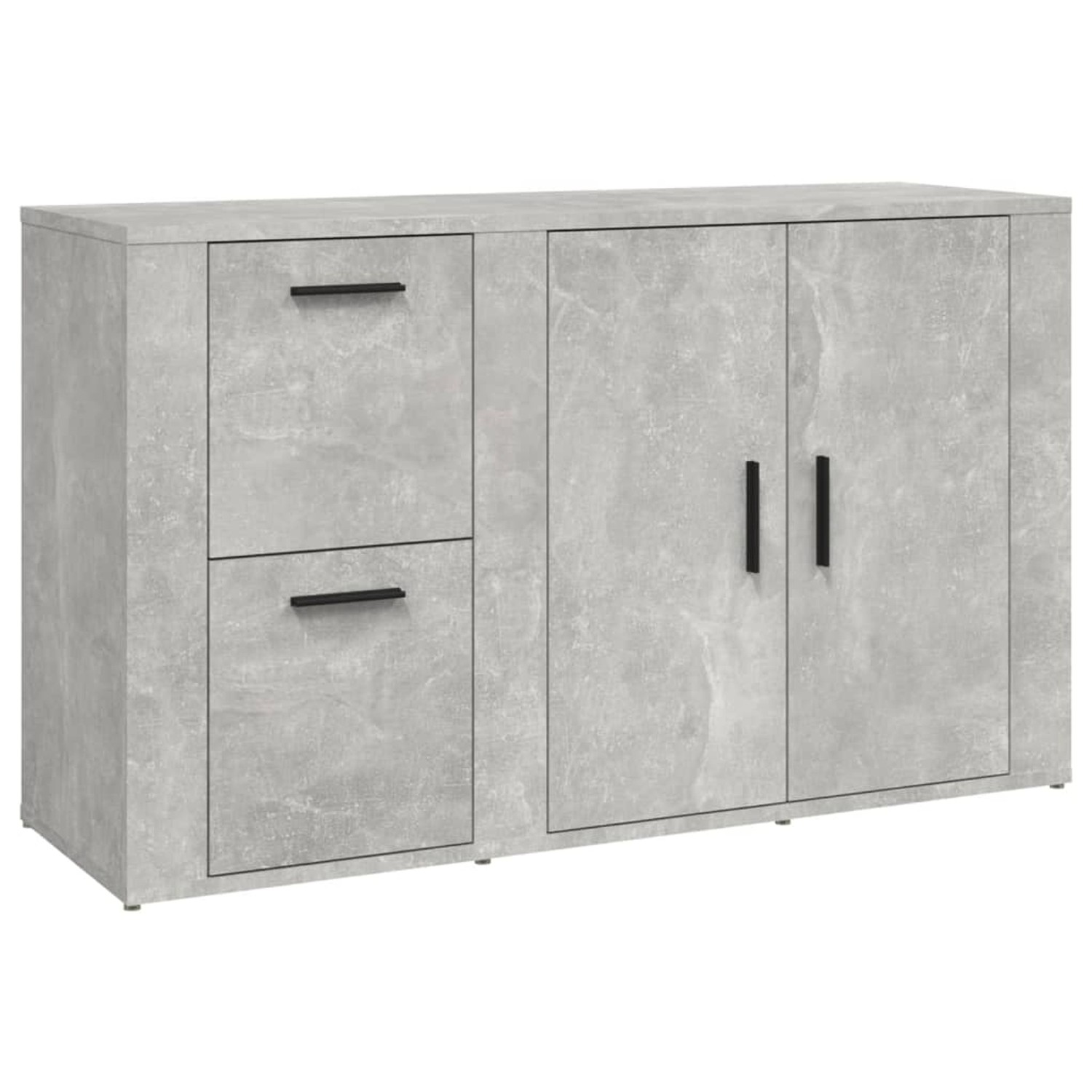 vidaXL Sideboard Betongrau 100x33x59,5 cm Holzwerkstoff 821000
