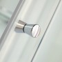 Detailaufnahme: Griff der Schulte ExpressPlus Duschkabine Ibiza, Chromoptik.