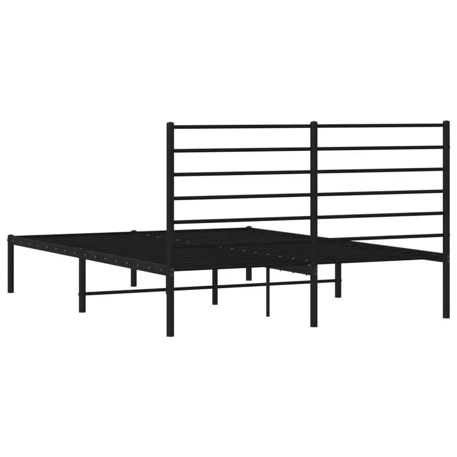 VidaXL Niedriges Kopfteil Schwarz Höhenverstellbar 90cm – Modernes Schlafzimmer-Headboard Aus Holz