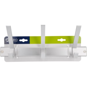 Siro Hakenleiste aus Aluminium mit 6 Haken, Länge 330 mm.