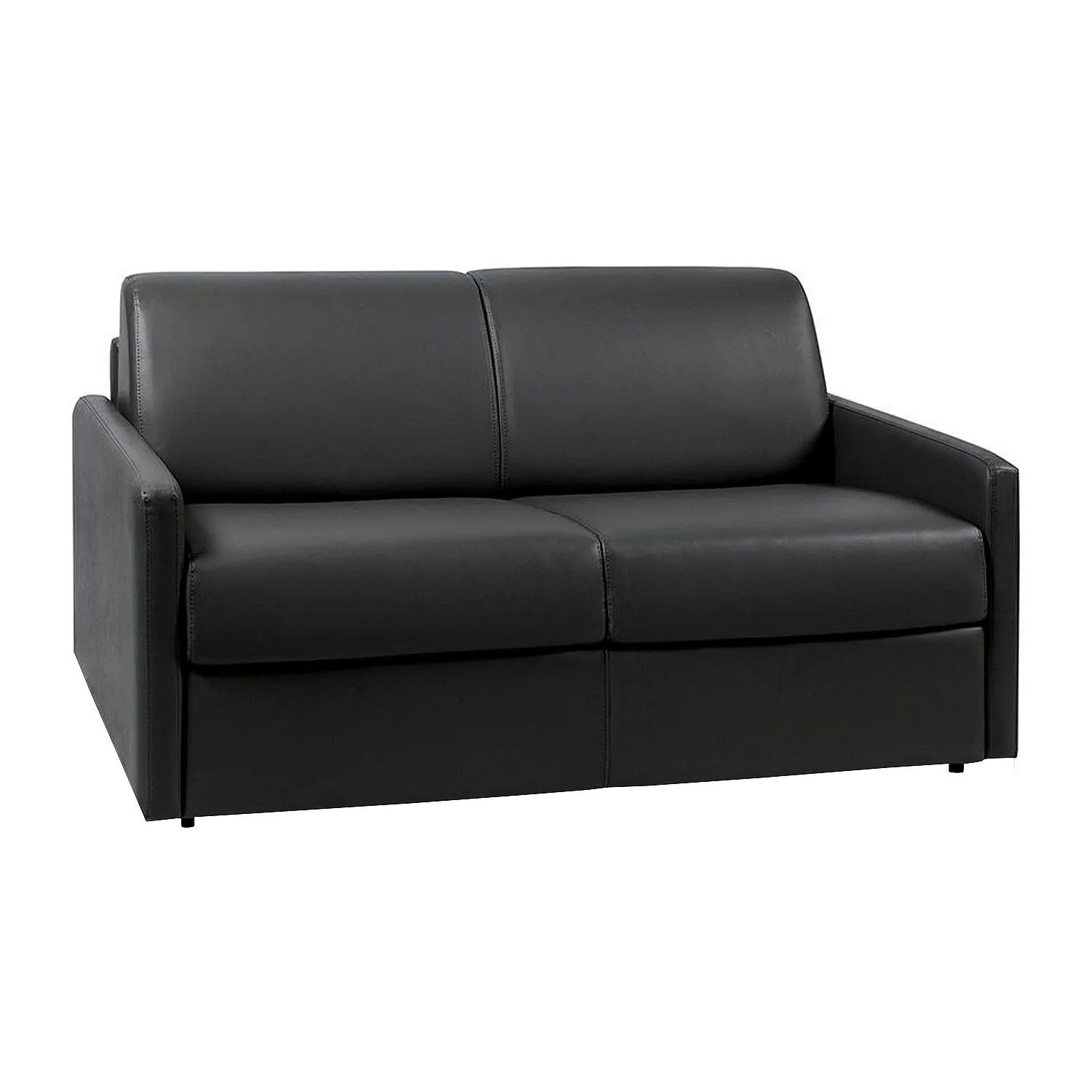 Vente-unique Schlafsofa Calife Schwarz 150 cm