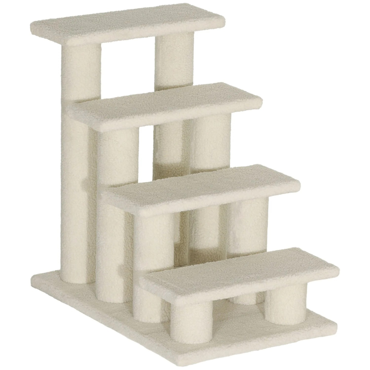 PawHut Tiertreppe für Katze und Hunde 4 Stufen