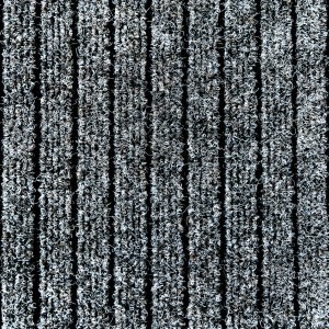 Detailaufnahme der anthrazitfarbenen KARAT Schmutzfangmatte Dura, rutschfeste Türmatte mit Ripsstruktur.