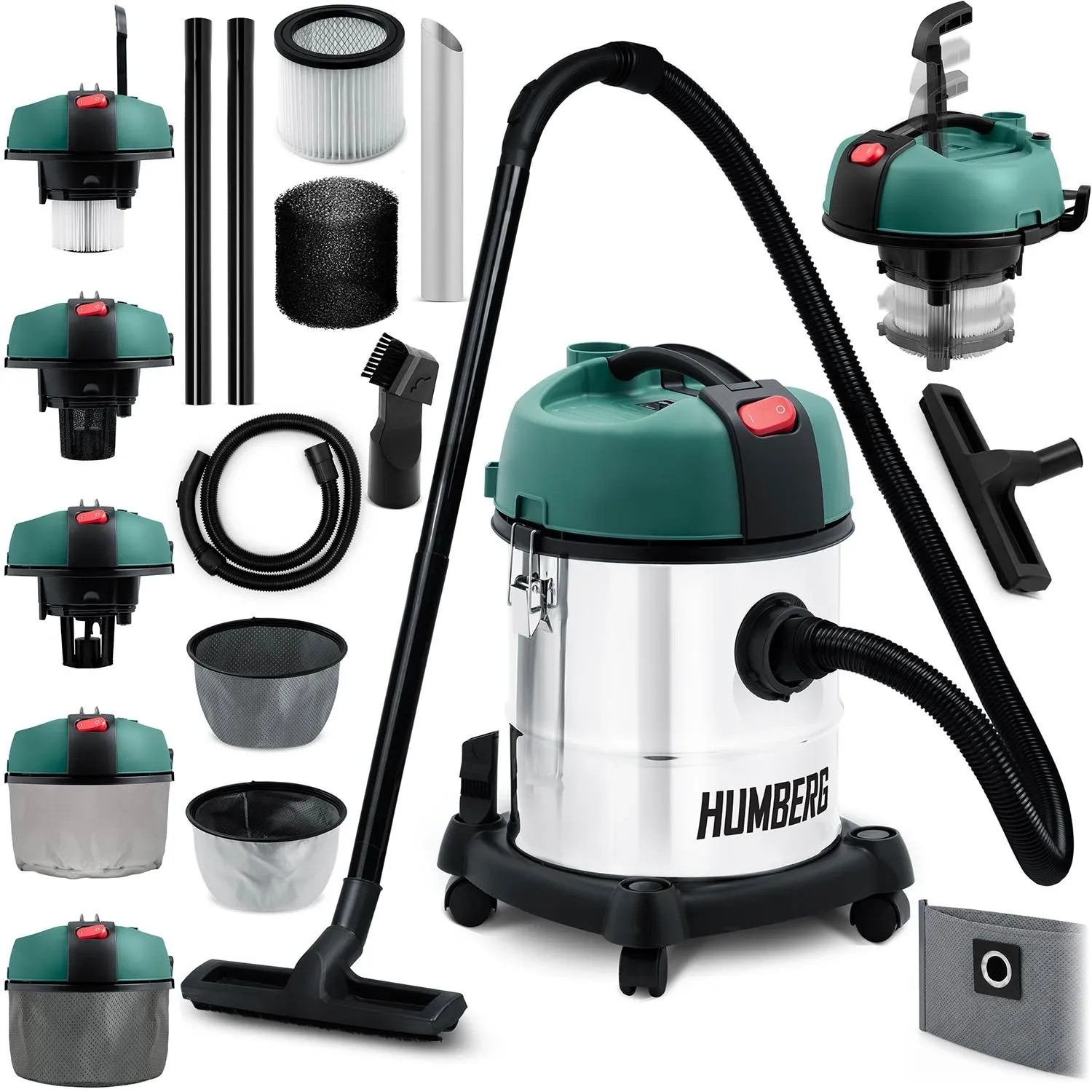 Humberg Industriestaubsauger 20L 1200W Hm 400