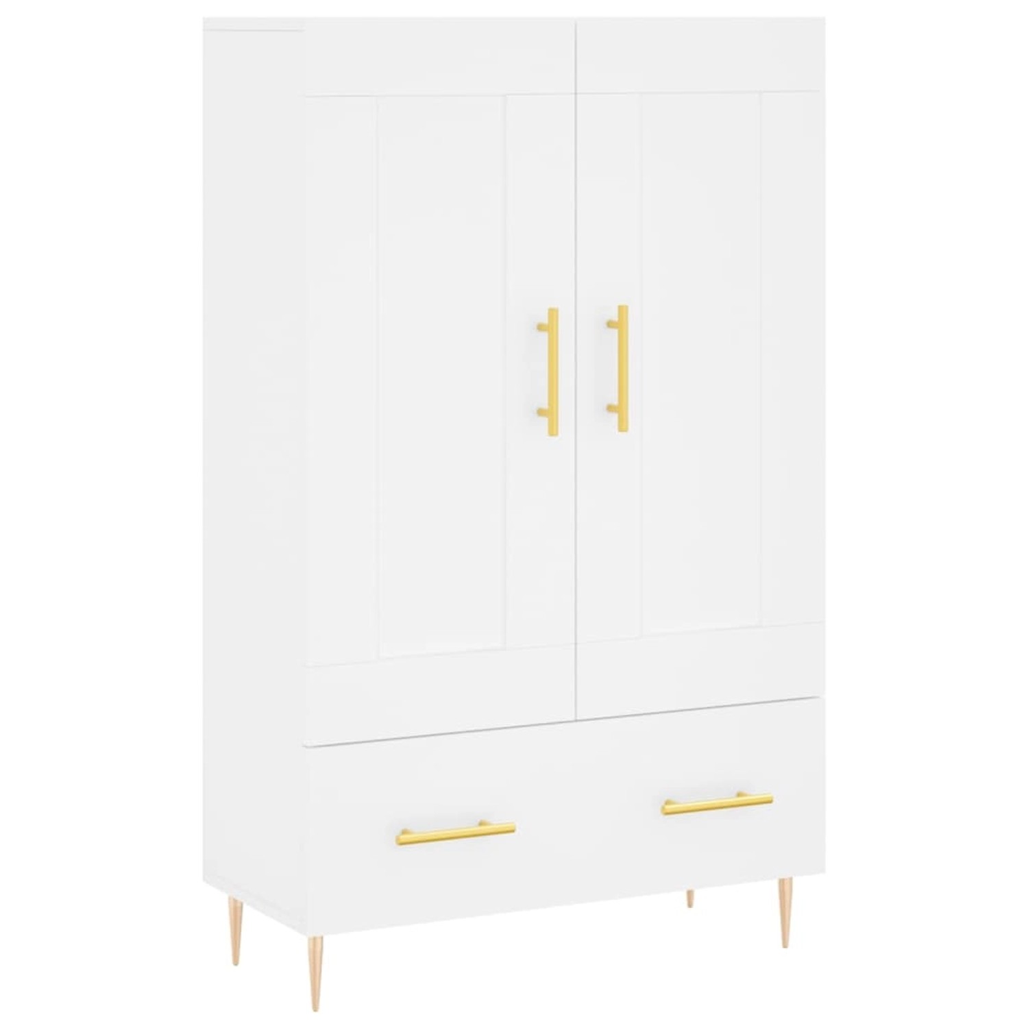 vidaXL Highboard Weiß 69,5x31x115 cm Holzwerkstoff 830308 günstig online kaufen
