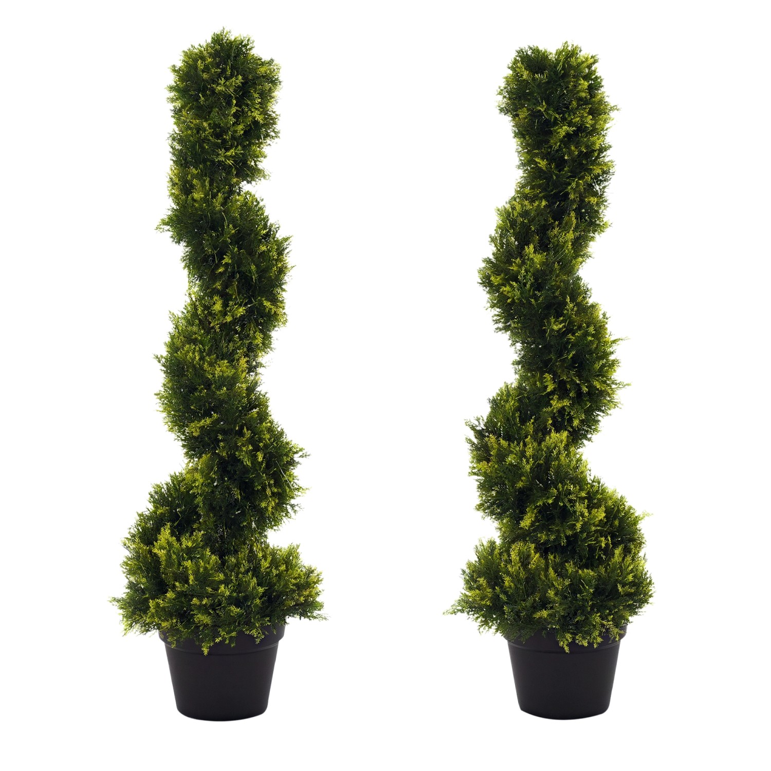 Outsunny Künstlicher Zedernbaum Kunststoff Zement  18L x 18B x 90H cm günstig online kaufen