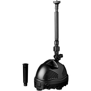 Ubbink Elimax 1000 Springbrunnenpumpe, 1200 l/h, 15 W, mit Fontänenaufsätzen für Gartenteiche.