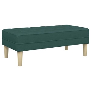 vidaXL Bank Dunkelgrün 113 x 57 x 39 cm Stoff 42001939