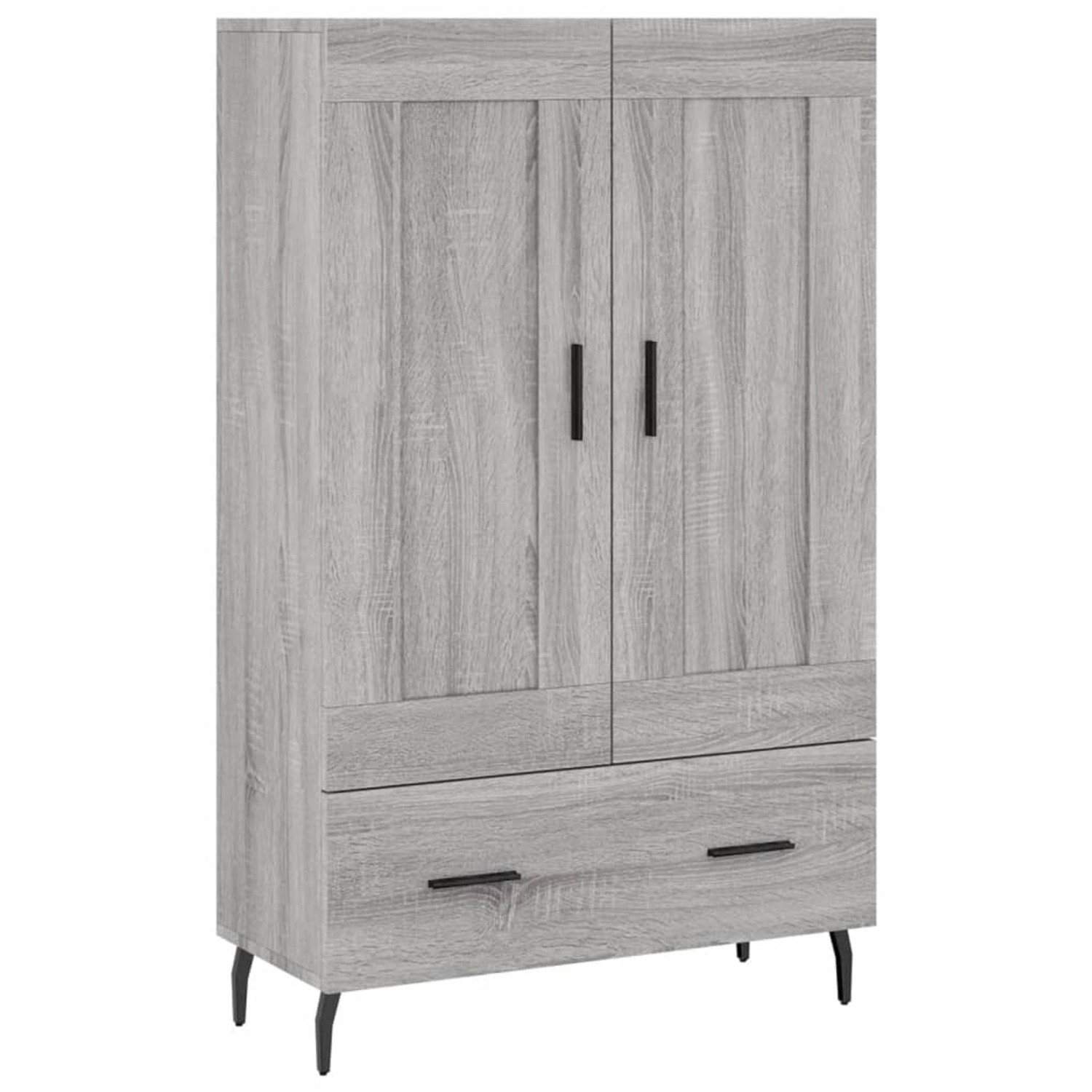 vidaXL Highboard Grau Sonoma 69,5x31x115 cm Holzwerkstoff 830346 günstig online kaufen