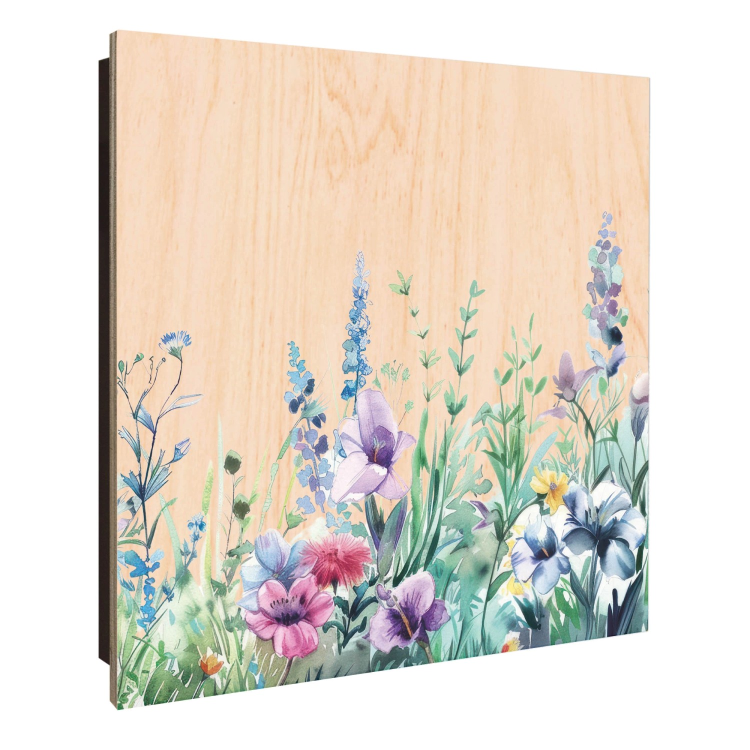 Banjado Schlüsselkasten Holz 30x30cm Schwarz Scharnier Rechts 50 Haken Desi günstig online kaufen
