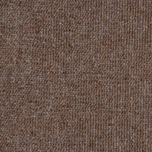 Braune Schatex Teppichfliese mit Schlingenstruktur für Wohn- und Bürobereich, 50x50 cm.