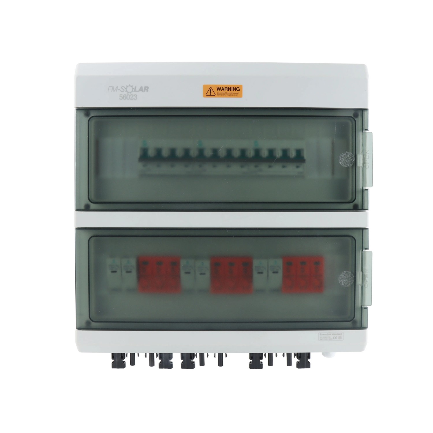 FM-SOLAR DC-Anschlussbox mit Leitungstrennschalter MCB T2 Überspannungsschutz 3/3 1000V Generatoranschlusskasten