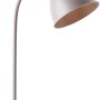 Brilliant Tischleuchte Erena, 52 cm, Taupe. Design-Tischlampe mit Holzapplikation und schwenkbarem Lampenkopf.