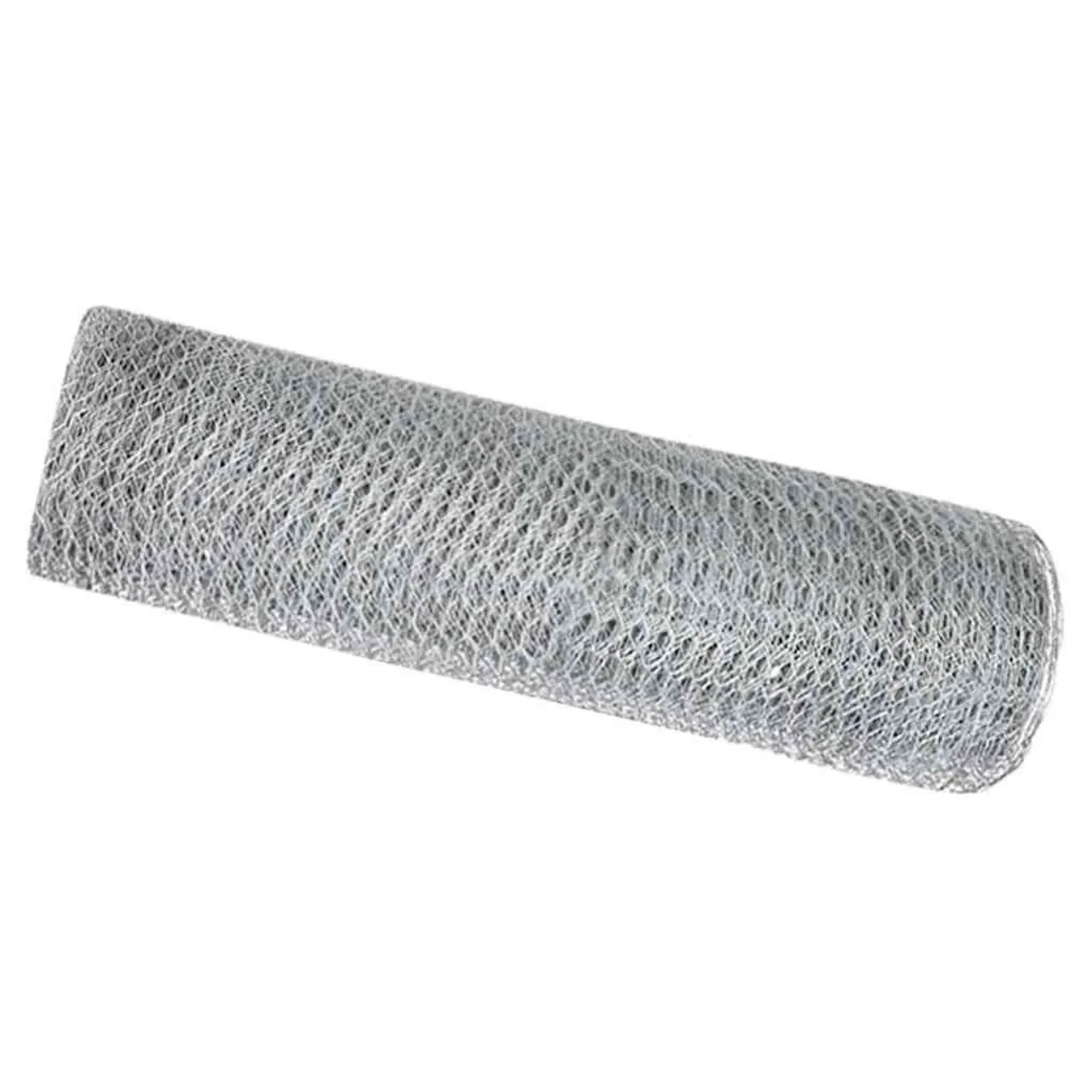 vidaXL Hexagonzaun Silber 0,6 x 100 m Verzinkter Stahl 42005745