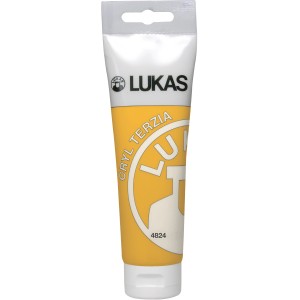 Tube Lukas Cryl Terzia Acrylfarbe, Studienqualität, 125ml, Indischgelb.