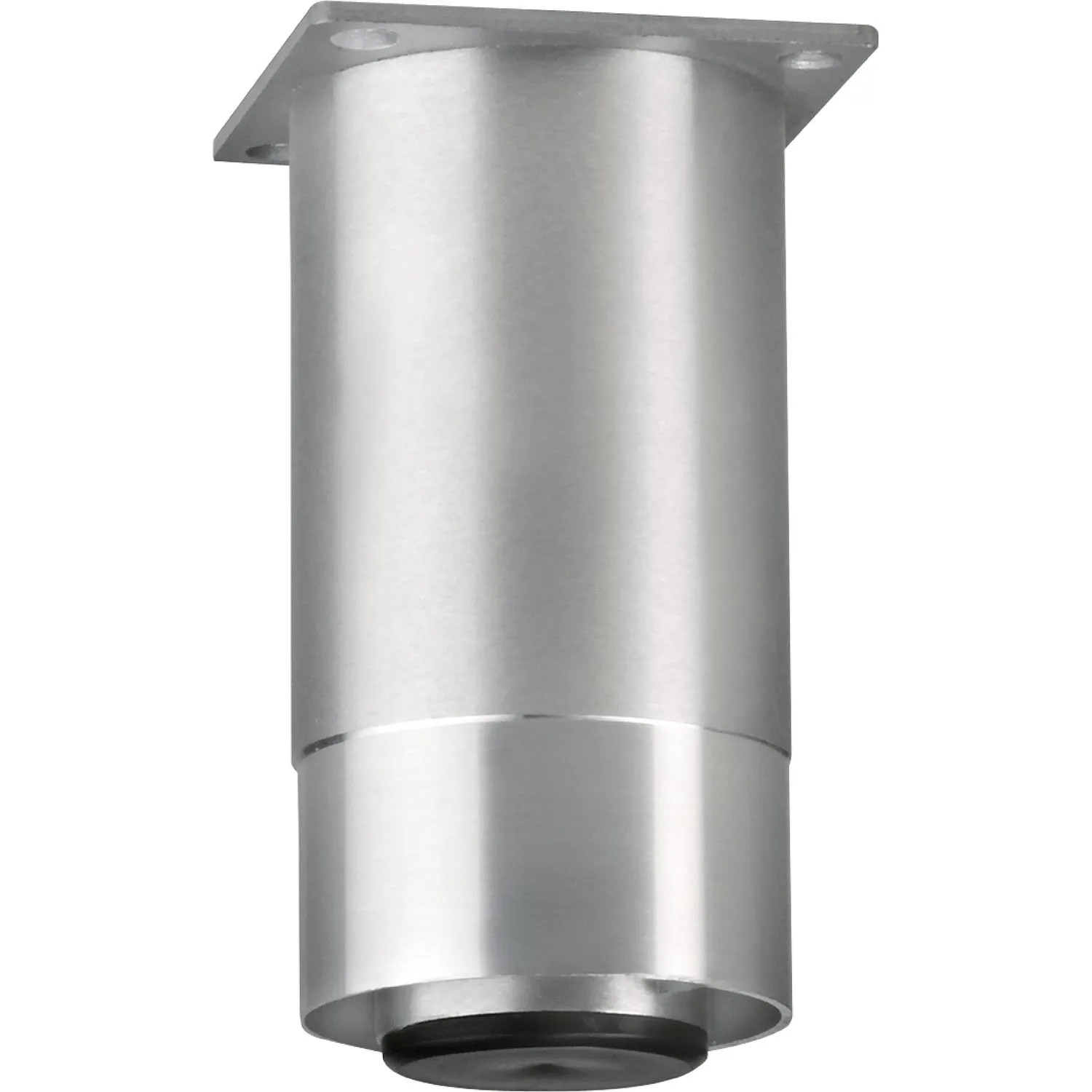 Simausrom Möbelfuß Ø 60 mm Länge 190 mm Aluminium Matt Geschliffen Glanz