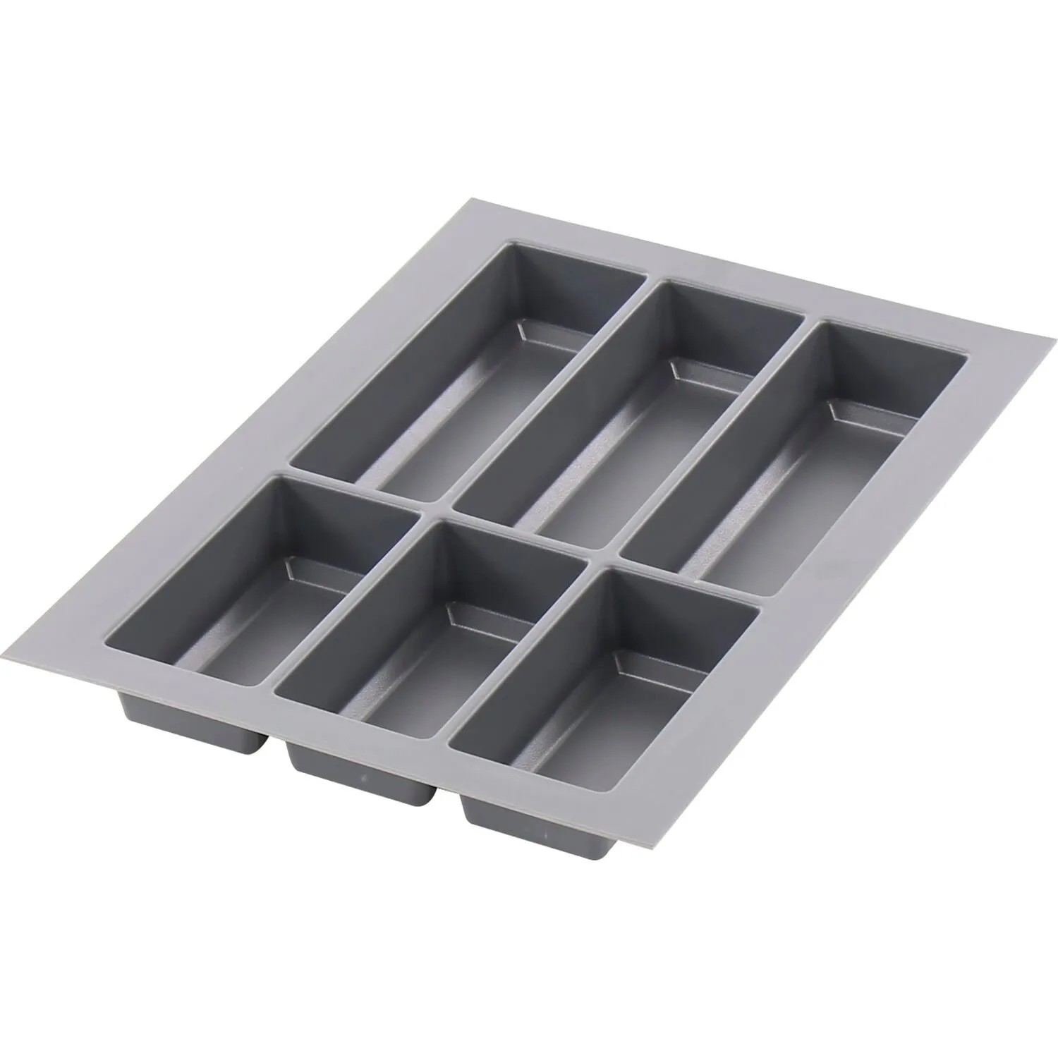 Agoform Besteckeinsatz Classico Kürzbar 490x340x50,5mm Kunststoff Schiefergrau