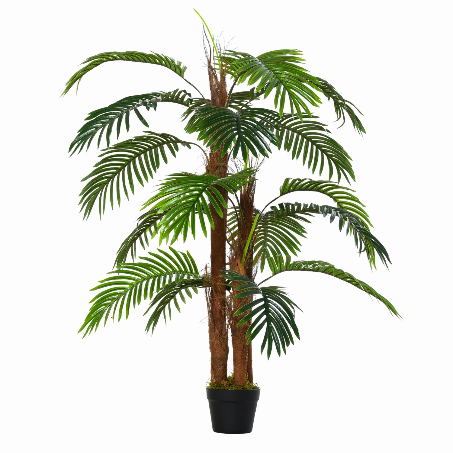 Outsunny Künstliche Pflanzen 120 cm mit Kunststofftopf günstig online kaufen