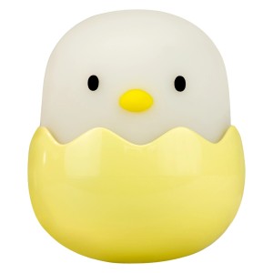 3er-Set MegaLight LED Nachtlicht Baby Eggy, dimmbar, in Kükenform.