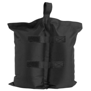 Tectake 4Er Set Pavillon Gewichte Saborra Mit Sand Befüllbar Wasserdicht und Strapazierfähig  36 x 0 50 x 33 cm Schwarz