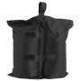 Tectake 4Er Set Pavillon Gewichte Saborra Mit Sand Befüllbar Wasserdicht und Strapazierfähig 36 x 0 50 x 33 cm Schwarz_3