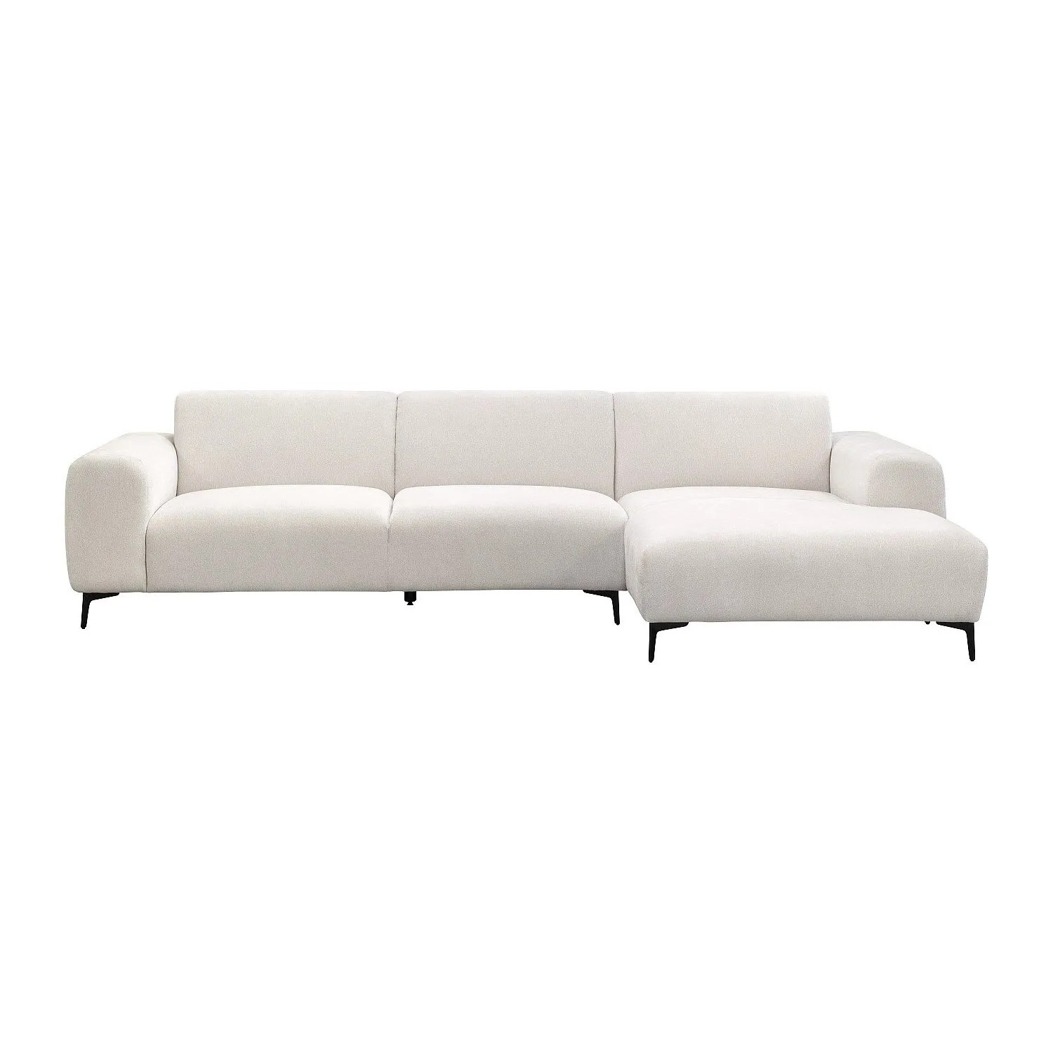 Vente-unique Sofa Ohne Schlafmöglichkeit Sapigo Beige 306 cm