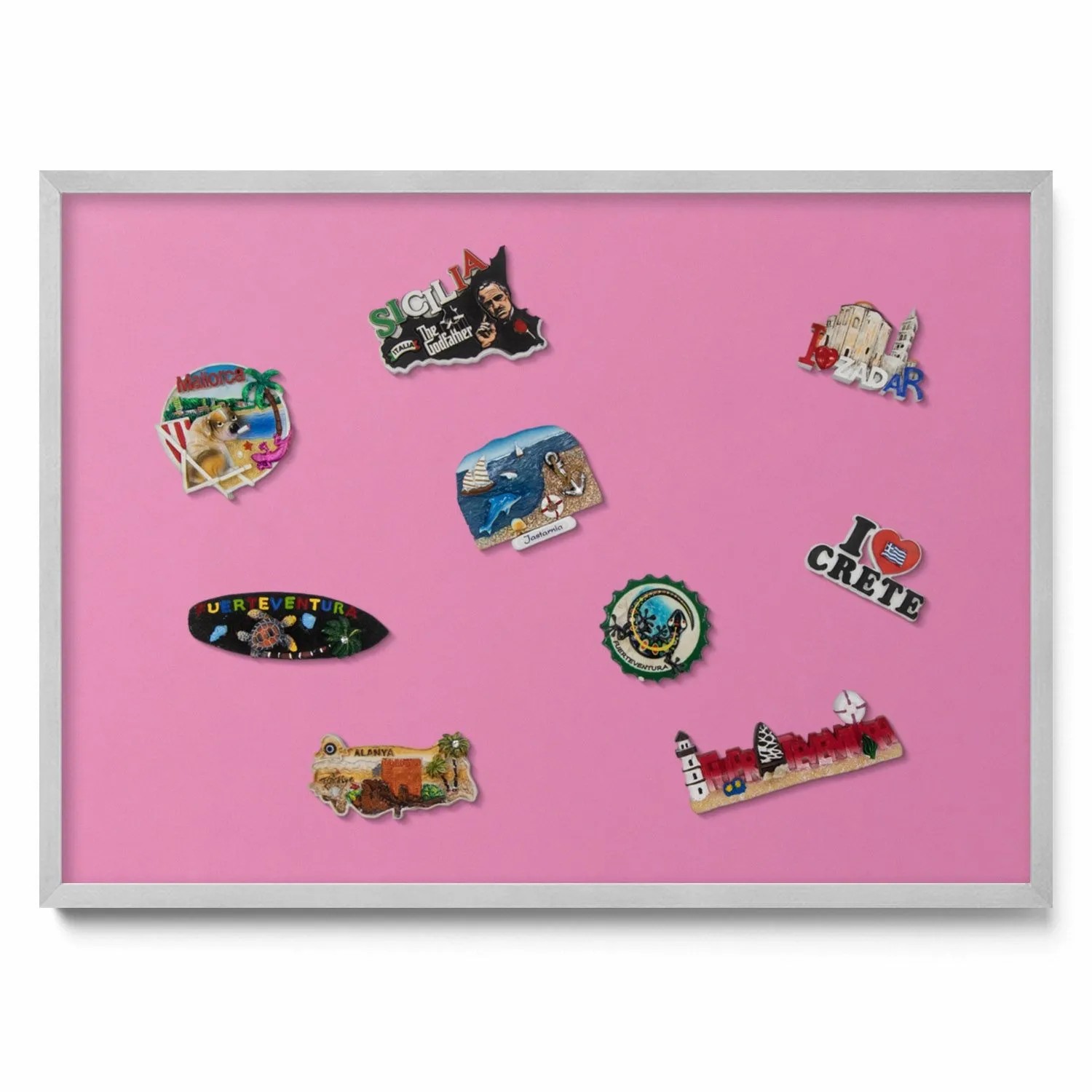 Tulup Magnettafel Metalltafel für Magnete Farbe Rosa 70x50 cm Magnetboard G günstig online kaufen