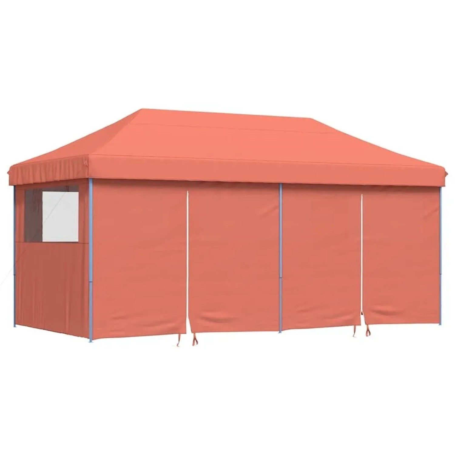 vidaXL Partyzelt Faltbar Pop-Up mit 4 Seitenteilen Terrakottarot 4004957