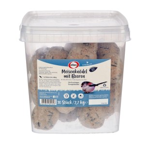Elles Wildvogelfutter Meisenknödel mit Beeren ohne Netz 30 Stück
